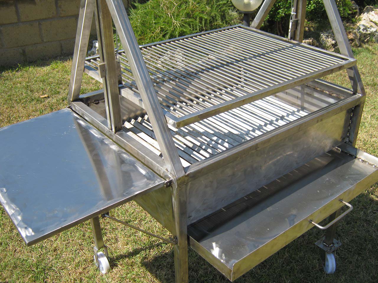 Griglie a gas in acciaio inox