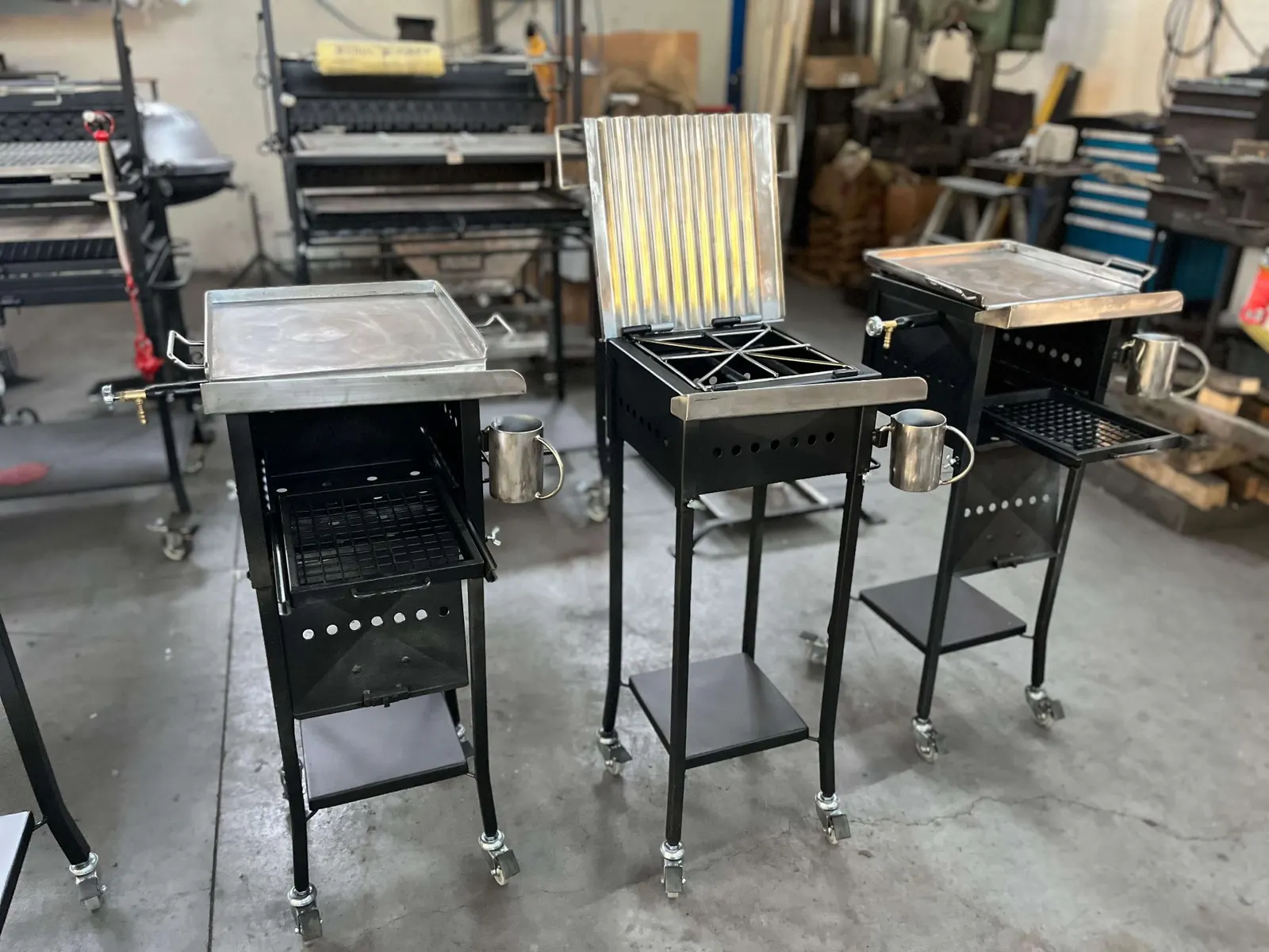 Griglie e barbecue da esterno su misura — lavorazione carpenteria in ferro su misura realizzata da BN Serramenti e Carpenteria a Cormons (GO)